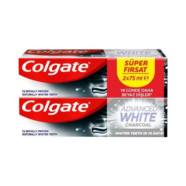 advanced white charcoal colgate